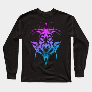 Hell Face - Purple Long Sleeve T-Shirt